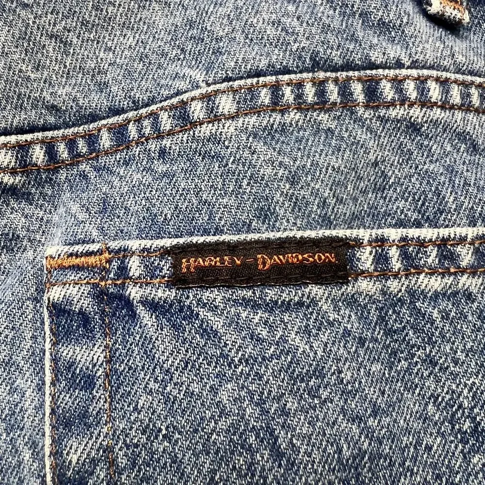 Men's Harley Davidson W44xL32 Jeans Biker Vintage Retro Y2K NOC3898